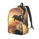 thumbnail image 1 of Easygdp Sunset Dancing Dolphin A Mochila de Lona Resistente para Laptop, Compatible con Laptops de 15 a 17 pulgadas, Ideal para Escuela, Trabajo y Viajes-Small, 1 of 5