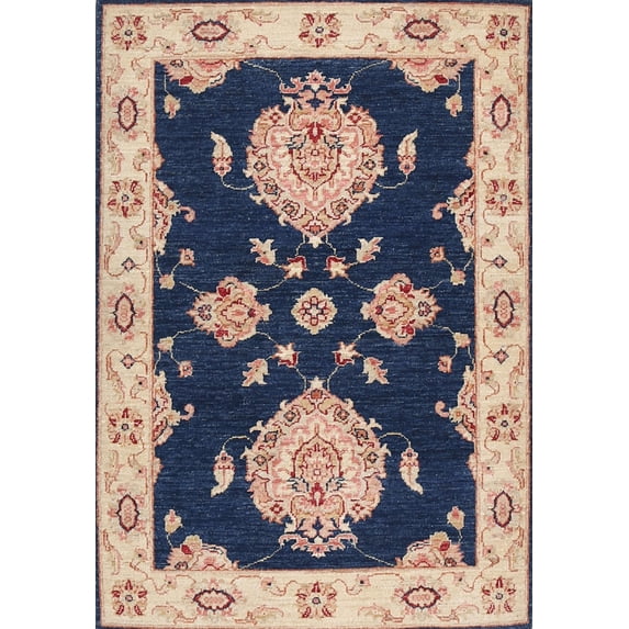 Ahgly Company Indoor Rectangle Traditional Plum Purple Persian Area Rugs, 2' x 4'