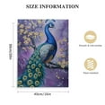thumbnail image 2 of ARISTURING Peacock Canvas Wall Art Peacock Picture Wall Decor Purple Peacock Prints Framed Modern Artwork for Home Living Room Bedroom Bathroom, 2 of 5