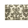 thumbnail image 3 of Benzara Transitional Style Nylon Area Rug With Latex Backing, Medium, Brown and Ivory, 3 of 3