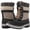 Black/Beige, variant on GLOBALWIN Snow Boots For Women Brown/Prints Women's Winter Boots 6M