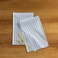 thumbnail image 2 of Solino Home Sky Blue and White Linen Kitchen Towels Set of 2-100% Pure Linen Amalfi Stripe Kitchen/Tea Towels 17 x 26 Inch - Machine Washable and Handcrafted from European Flax, 2 of 6