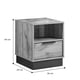 thumbnail image 4 of Mesa Auxiliar Moderna Bossa Hymz para Sala o Estancia Estructura de Madera Maciza, 4 of 4