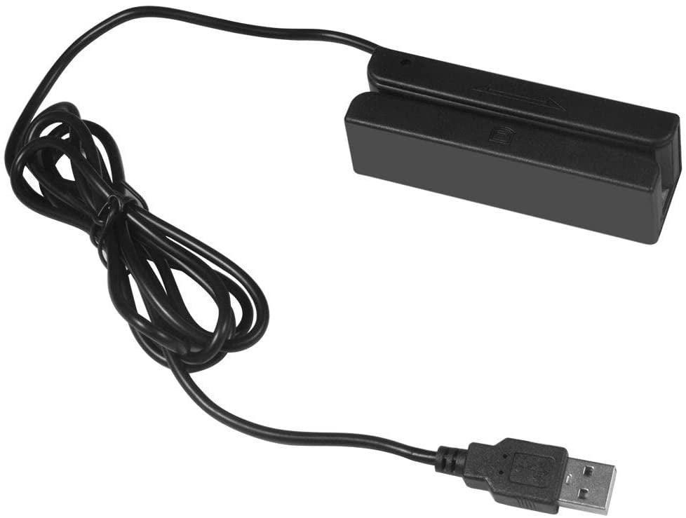 Zerone Draagbare MSR90 USB-creditcardlezer, Triple Tracks magneetstriplalezer