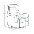 thumbnail image 3 of Lennox Milan Swivel Glider  Recliner, 3 of 9