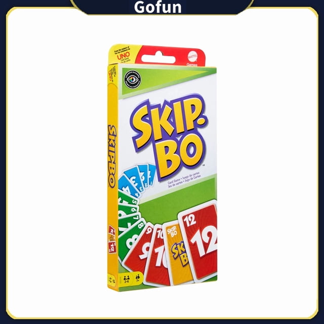 Juego de cartas SKIP BO Sequencing Family Party 2-6 jugadores 7+