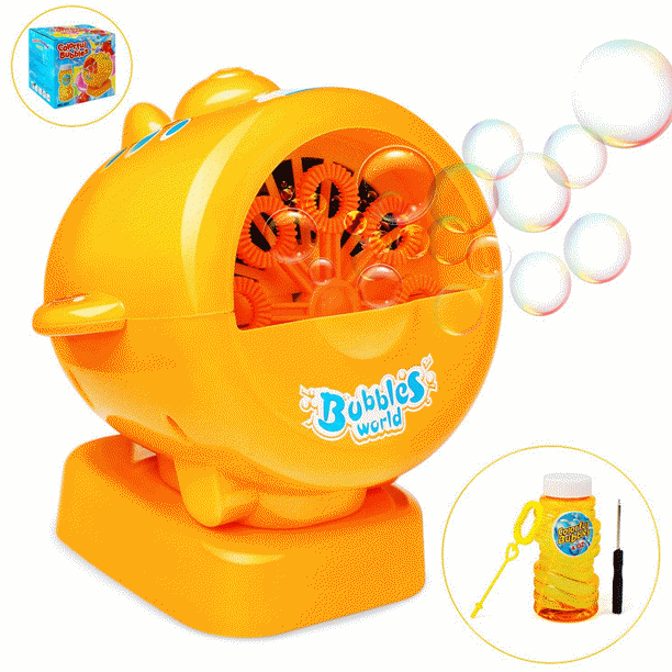 Bubble Machine, Automatic Airplane Bubble Blower Machine for Kids