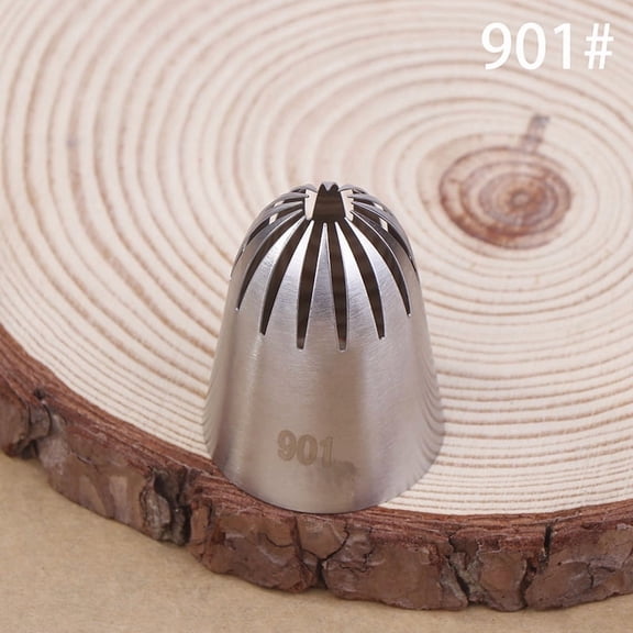 901 902 903 904 Stainless Steel Large Size Close Star Piping Nozzle Cream Icing Tips Cake Fondant Kitchen Baking Tool