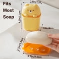 thumbnail image 2 of 3Pcs Cute Travel Soap Case, Portable Leakproof Soap Container Box Dish with Lid, Draining Soap Holder with Covers for Bathroom Gym Traveling Camping Outdoor (Bear Shape), 2 of 3