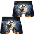 thumbnail image 3 of Happy Halloween Goldendoodle Witch Pumpkins Bats All Over Print Boxer Briefs Underwear for Men Dad Doodle Dog Lover Gifts Idea - 13012, 3 of 6