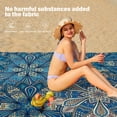 thumbnail image 3 of Manta de Playa Sobredimensionada Famstar 198x279 cm Impermeable y Antiarena, 3 of 7