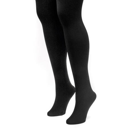 Women's Fleece Lined 2-Pair Pack Tights