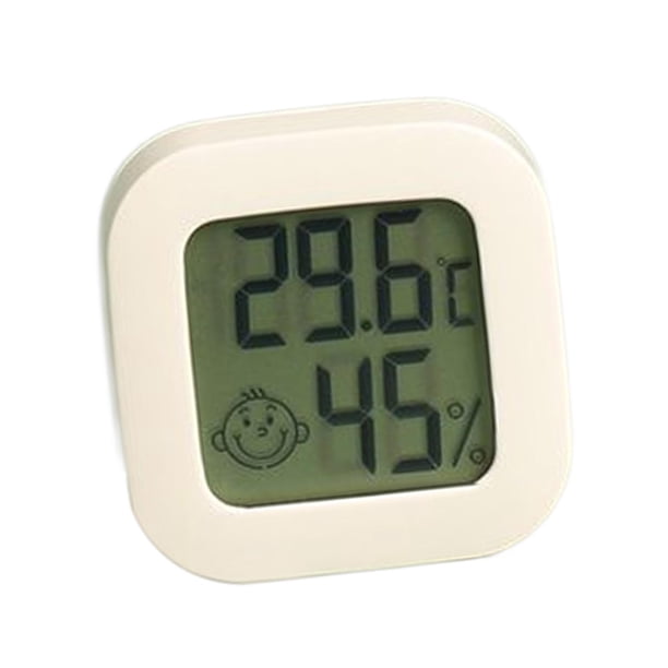 Termohigrómetro portátil Medidor de temperatura Ampliamente utilizado LCD Temperatura de humedad Blanco Sharpla Termo higrómetro