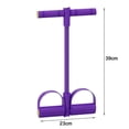 thumbnail image 5 of tasrioml 6-Tube Pedal Resistance Band Multifunction Tension Rope Elastic Yoga Pedal Puller Body Stretching Trainer Home Gym Workout Equipment, 5 of 7