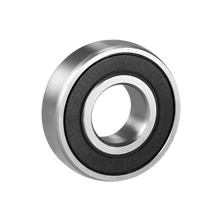 1/4 Chrome Steel Bearing - Deep Groove Ball Bearing 6000-2RS Single Sealed 10mmx26mmx8mm Chrome Steel 10Pcs