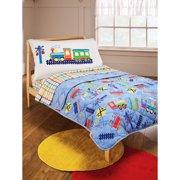 Crayola - Crossing 4-Piece Toddler Bedding Set