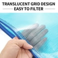 thumbnail image 4 of Tool Series Plastic Mesh Zipper 15 Packs (A4/A5/A6 Size 5 Colors) Mesh Bag Document Bag File Folder For School ., 4 of 7