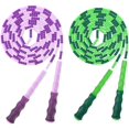 thumbnail image 1 of Skipping Rope, 2 Pieces Premium Adjustable TPU Skipping Rope, Adjustable Skipping Rope with Non-Slip Handle, 1 of 6