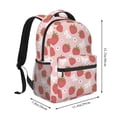 thumbnail image 2 of Haiem Floral Strawberr Printed School Backpack,Casual Travel Lightweight Backpack,Durable Comfortable Multifunctional Backpack,Laptop Backpack, 2 of 5