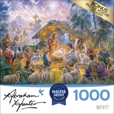 Cra-Z-Art Abraham Hunter 1000-Piece Nativity Jigsaw Puzzle