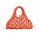 thumbnail image 1 of Nuevo Bolso Paja Hilo Algodón Lindo para Mujeres / Niñas Mini Bolso Con Asa Superior (naranja), 1 of 9