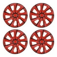 thumbnail image 5 of (4 Pack)16 inch Universal Wheel Rim Cover Hubcaps Snap on Car Truck Fit R16 Tire-Black Lacquer & Red Lacquer, 5 of 12