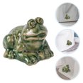 thumbnail image 1 of USHOBE Decorative Screw Caps Frog Synthesis Resin Olive Green 1Pack, 1 of 8