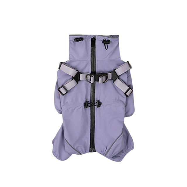 Gabardina de invierno para mascotas. Poliéster, cortavientos, cálida, diseño de cuatro patas, elegante y cómoda para todas las razas de perros y gatos. Para clima frío al aire libre
