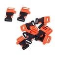 thumbnail image 1 of 10 Pcs Bracelet de Cordon Boucle de Libération Latérale Randonnée Sangle de Main Multifonctionnelle Sifflet de Survie 5.5x3.5cm Orange, 1 of 8
