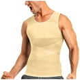 thumbnail image 2 of Dovford Gynecomastia Mens Compression Shirts, Body Shaper Tank Top Vest,Slimming Tummy Control Undershirt, 2 of 5