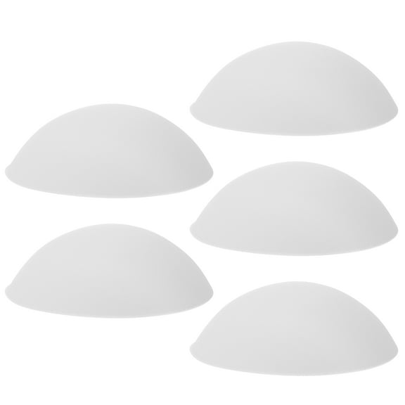 PTOOTP 5 Pairs Round Bra Pads for Women Polyester Washable Reusable Prevent Embarrassing Situations