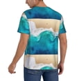 thumbnail image 2 of Hirioo Beach for Men's Baseball T-shirt Shirts Short Sleeve Casual Summer Button Stretch T Shirts,Size S-4XL-X-Large, 2 of 7