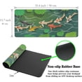 thumbnail image 6 of Office Desk Mats Office Table Mat, Keyboard Mouse Pad XXL Mouse Pads Desk Pads, Pc Gaming Mat Waterproof Non-Slip Rubber Base, 35.4 X 15.7 inch for Work/Game/Office/Home Fishes Under Water, 6 of 6
