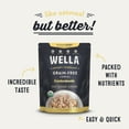 thumbnail image 3 of Wella Grain Free Cereal Oatmeal Alternative – Organic Cereal, Vegan High Protein Gluten Free Superfood – Paleo Plant-Based Non-GMO – Low in Net Carbs – Multi-Serve 12.8 oz. Pouch (Snickerdoodle), 3 of 8