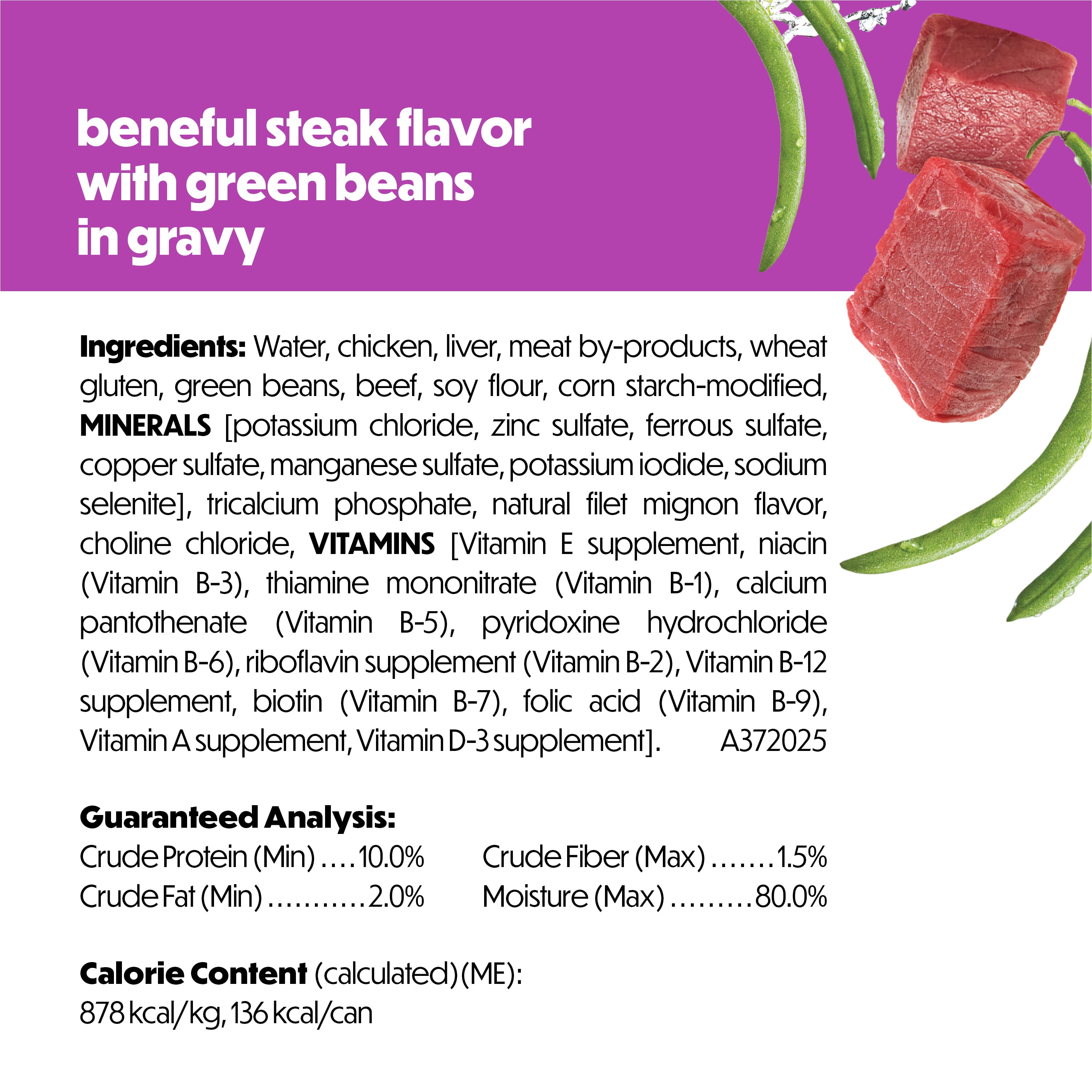 Purina Beneful With Real Chicken or Steak Flavor in Gravy Wet Dog Food Variety Pack, 5.5 oz.
