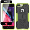 thumbnail image 1 of Coques iPhone 7 Plus, Étui iPhone 8 Plus, avec Protecteur d'Écran HD, Coques Protectrices Antichoc Robustes à Double Couche avec Support pour iPhone 7 Plus/8 Plus (Vert), 1 of 7