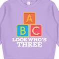 thumbnail image 3 of Inktastic 3rd Birthday 3 Year Old Alphabet Toddler Sweatshirt, 3 of 4