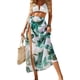 thumbnail image 2 of Txlixc Mujeres Bikini Cubrir Ups Color sólido / Impreso Cintura alta Tie Up Beach Wrap Falda Traje de baño Traje de baño Wraps Txlixc  Estilo de ocio, 2 of 6