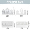 thumbnail image 3 of Clearance Epoxy silicone mold under $5,Silicone Moulds Casting Moulds Houses 3D Silicone Mould House Silicone Mould Candle Holder Silicone Mould Christmas Casting Moulds Silicone Casting Mould, 3 of 8