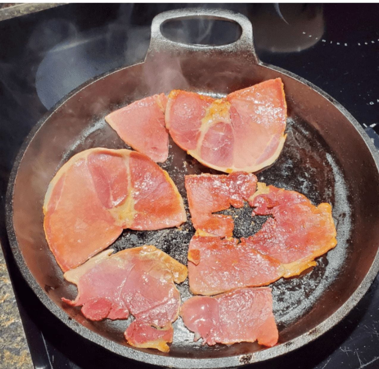 Dan'l Boone Inn Country Ham 5-3oz Packs of Biscuit Cut  Cured Pork Shelf Stable