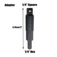 thumbnail image 1 of BTOER 1pc Ratcheting Service Wrench Hexagon Bit Adapter Screwdriver Bit Driver Quick Release Ratchet Wrench Adapter Hand Tools, 1 of 9