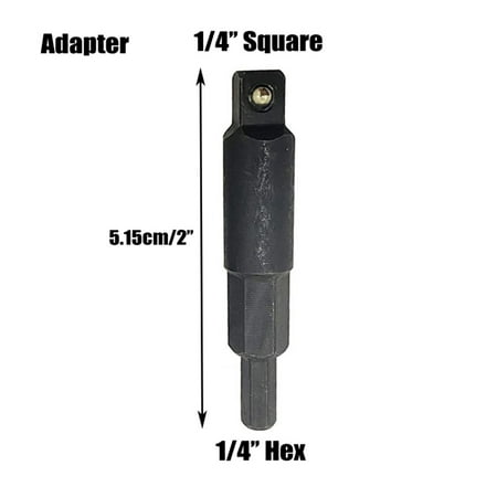 

Air Conditioner Refrigeration Ratcheting Service Wrench Hexagon Bit Adapter Tool