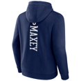 thumbnail image 3 of Men's Tyrese Maxey Navy Philadelphia 76ers Playmaker Pullover Hoodie, 3 of 3