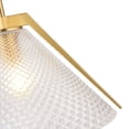 thumbnail image 6 of Artcraft Lighting Baltic Collection 1Light Pendant Brass, 6 of 7