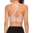 thumbnail image 6 of YouLoveIt Women's Sports Bra Cross Back Ladies Removable Pad Yoga Bras Anti-sagging Padded Stretch Bra Comfort Padded Sports Bra Running Workout Bra, 6 of 7