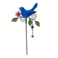 thumbnail image 1 of 1 Pieza Metal para Jardín Pájaros,Estaca Metal para Pájaros,Campanilla Viento con Campana,Decoración Al Aire Libre, Navidad, Jardín, Decoración de Pájaros, Campanilla de Viento, D, 1 of 8