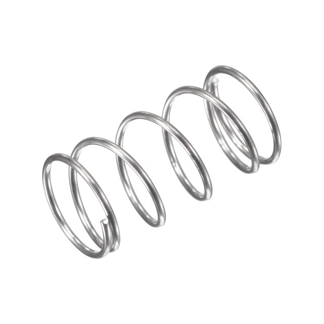 Unique Bargains Ressort de Compression en Acier Inoxydable 304 11mmx0.8mmx20mm Capacité de Charge 11N, 10 Pcs