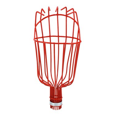 Herwey Steel Fruit Picker,Fruits Picking Tool,Garden Greenhouse Gardening Farm Steel Tree Fruit Picker Catcher Tool for Harvest Picking