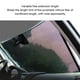 thumbnail image 4 of Kenally Parasol para coche, 2 uds., cortina retráctil automática para parabrisas delantero/trasero, bloqueador solar plegable, cubierta parpadeante, Automoción decorativa y accesorios Negro 50*125 Kenally VI022157-05, 4 of 6