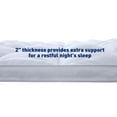 thumbnail image 2 of Home Sweet Home 2" Inch Mattress Topper And Mattress Pad Hypo-allergenic Down Alternative 1000 Grams Filling - Full Size, 2 of 5